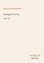 Edward Howard Marsh, "Georgian Poetry 1913-15", Antiquum Novum. Schlichte, helle Buchcovergestaltung.