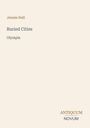 "Jennie Hall, Buried Cities, Olympia" in einfacher Schrift auf beigefarbenem Hintergrund. Unten rechts "ANTIQUM NOVUM".