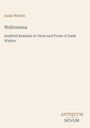 Izaak Walton, Waltoniana, Inedited Remains in Verse and Prose of Izaak Walton, ANTIQUUM NOVUM. Beige Hintergrund, minimalistisches Design.