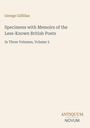 "George Gilfillan: Specimens with Memoirs of Less-Known British Poets, Volume 3. ANTIQUUM NOVUM Logo unten rechts."