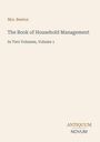 Mrs. Beeton, The Book of Household Management, In Two Volumes, Volume 1. Beige Seite mit einem Verlagslogo.