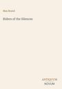 Der Text lautet: "Max Brand, Riders of the Silences". Unten steht: "ANTIQUM NOVUM". Hintergrund ist beige.