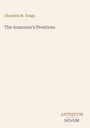 Buchtitel: "The Armourer's Prentices" von Charlotte M. Yonge. Unten rechts: "ANTIQUM NOVUM" in verschiedenen Schriftarten.