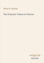 Titel: The Dramatic Values in Plautus. Autor: Wilton W. Blancké. Unten rechts steht "ANTIQVUM NOVUM". Schlichtes Design, beige Hintergrund.