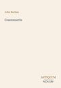 Titel: "Greenmantle" von John Buchan. Unten rechts steht "ANTIQUM NOVUM". Der Hintergrund ist beige.