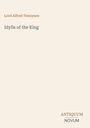 "Lord Alfred Tennyson. Idylls of the King. ANTIQUUM NOVUM." Schlichtes Cover mit beigefarbenem Hintergrund.