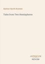 Titel: "Tales from Two Hemispheres", Autor: Hjalmar Hjorth Boyesen. Unten rechts steht "ANTIQUM NOVUM". Hellbeiger Hintergrund.