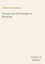 Buchtitel: "Manures and the Principles of Manuring" von Charles Morton Aikman. Unten: Logo "ANTIQUM NOVUM". Dezentes Design.
