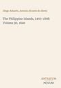 Titel: "The Philippine Islands, 1493-1898: Volume 30, 1640." Autoren: Diego Aduarte, Antonio Alvarez de Abreu. Unten Logo: ANTIQUUM NOVUM. Beiger Hintergrund.