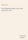 „Diego Aduarte, The Philippine Islands, 1493-1898: Volume 32, 1640“. Unten: „ANTIQUM NOVUM“. Beiges minimalistisches Design.