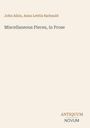 John Aikin, Anna Letitia Barbauld. Miscellaneous Pieces, in Prose. ANTIQUUM NOVUM. Schlichter, eleganter Hintergrund.