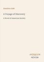 Text: "Hamilton Aidé", "A Voyage of Discovery", "A Novel of American Society", "ANTIQUM NOVUM". Schlichtes, minimalistisches Design.