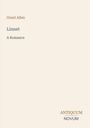 Text: "Grant Allen. Linnet. A Romance. Antiquum Novum." Hintergrund cremefarben, minimalistisches Layout.