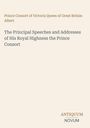 Text: "Prince Consort of Victoria Queen of Great Britain Albert" und "The Principal Speeches and Addresses." Unten rechts steht „ANTIQUM NOVUM“. Dezentes Design.