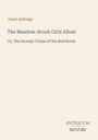 "Oberer Text: 'Janet Aldridge'. Mittig: 'The Meadow-Brook Girls Afloat'. Unten rechts: Logo 'ANTIQUM NOVUM'."