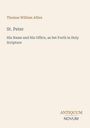 Thomas William Allies, St. Peter: His Name and His Office, as Set Forth in Holy Scripture. Antiquum Novum unten rechts.
