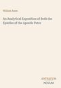 Text: "William Ames, An Analytical Exposition of Both the Epistles of the Apostle Peter." Unten Logo: "ANTIQUM NOVUM".