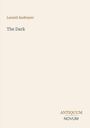 Text: "Leonid Andreyev", "The Dark", "ANTIQUM NOVUM". Schlichtes Design mit beigem Hintergrund.