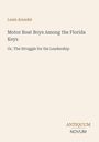 Titel: "Motor Boat Boys Among the Florida Keys". Autor: Louis Arundel. Verlag: Antiquum Novum. Minimalistisches Design.