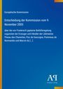 Europäische Kommission: Entscheidung vom 9. November 2005 über Beihilferegelung, gelber Rand, blaues Design, Verlagslogo.