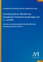 Verordnung (EG) Nr. 864/2007 über außervertragliche Schuldverhältnisse; blaues Design, EU-Thema.