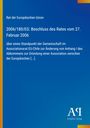 Rat der Europäischen Union. 2006/180/EG: Beschluss des Rates vom 27. Februar 2006. Blauer Hintergrund, gelbe Leiste.