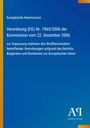 Text: Verordnung (EG) Nr. 1965/2006 der Kommission; Hintergrund: Blau mit gelbem Rand links. Logo unten rechts.