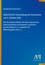 Text über EU-Kommissionsentscheidung 2004 zu italienischer Beihilfe. Blauer Hintergrund, links gelber Streifen. Logo „AP“.