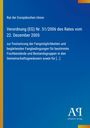„Verordnung (EG) Nr. 51/2006 des Rates vom 22. Dezember 2005“ über Fischfangbedingungen, blauer Hintergrund, Verlag-Logo.