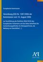 Text: Verordnung (EG) Nr. 1287/2006, Wertpapierfirmen. Oben links und unten rechts farbige Streifen, blaues Hintergrund.