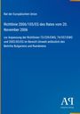 "Richtlinie 2006/105/EG des Rates vom 20. November 2006" auf blauem Hintergrund. Logo des Antiphon Verlags unten rechts.