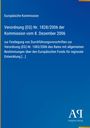 Europäische Kommission, Verordnung (EG) Nr. 1828/2006, 8. Dezember 2006. Blau mit Logo „AA Antiphon Verlag“.