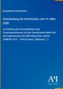 Europäische Kommission: Entscheidung der Kommission vom 14. März 2000, Buch