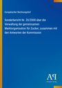 Text: Europäischer Rechnungshof. Sonderbericht Nr. 20/2000 über Zucker-Marktororganisation.  
Hintergrund: Blau mit gelben Streifen links.