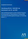 Europäische Kommission, Verordnung (EG) Nr. 1639/2001, über Daten im Fischereisektor. Blauer Hintergrund, Logo unten rechts.