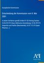 Titel: "Entscheidung der Kommission vom 8. Mai 2001". Blaues Design mit einem Verlagslogo unten rechts.