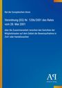 Regelung (EG) Nr. 1206/2001 zur justiziellen Zusammenarbeit in Zivil- oder Handelssachen. Logo des Antiphon Verlags.