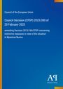 Council of the European Union: Council Decision (CFSP) 2023/380 of 20 February 2023, Buch
