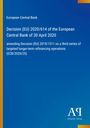 Text über eine Entscheidung der Europäischen Zentralbank am 30. April 2020. Blaues Cover mit Antiphon Verlag Logo.
