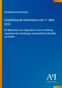 Europäische Kommission: Empfehlung der Kommission vom 11. März 2010, Buch