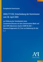 Europäische Kommission: 2003/777/EG: Entscheidung der Kommission vom 30. April 2003, Buch