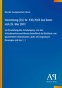 Text: "Verordnung (EG) Nr. 930/2003 des Rates vom 26. Mai 2003", blaues Design, Logo unten rechts.