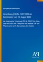 Europäische Kommission: Verordnung (EG) Nr. 1497/2003 der Kommission vom 18. August 2003, Buch