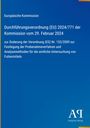 Text: Durchführung 2024/771 zur Verordnung 152/2009. Blauer Hintergrund, Logo im unteren Bereich.