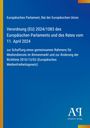 Verordnung (EU) 2024/1083 zum Medienrecht. Blauer Hintergrund mit gelben und roten Farbakzenten, unten rechts ein Logo.