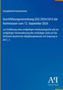 Europäische Kommission: Durchführungsverordnung (EU) 2024/2415 der Kommission vom 12. September 2024, Buch