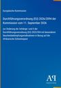 Europäische Kommission: Durchführungsverordnung (EU) 2026/2094 der Kommission vom 11. September 2026, Buch