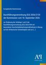Europäische Kommission: Durchführungsverordnung (EU) 2026/2135 der Kommission vom 18. September 2026, Buch