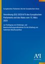Europäisches Parlament: Verordnung (EU) 2023/675 des Europäischen Parlaments und des Rates vom 15. März 2023, Buch