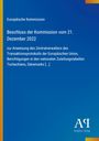 Titel: Beschluss der Kommission vom 21. Dezember 2022. Blaue Hintergrundfarbe, Logo des Antiphon Verlags unten rechts.